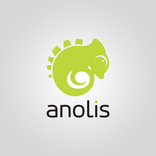 anolis - logotip, celostna 
vizualna podoba
